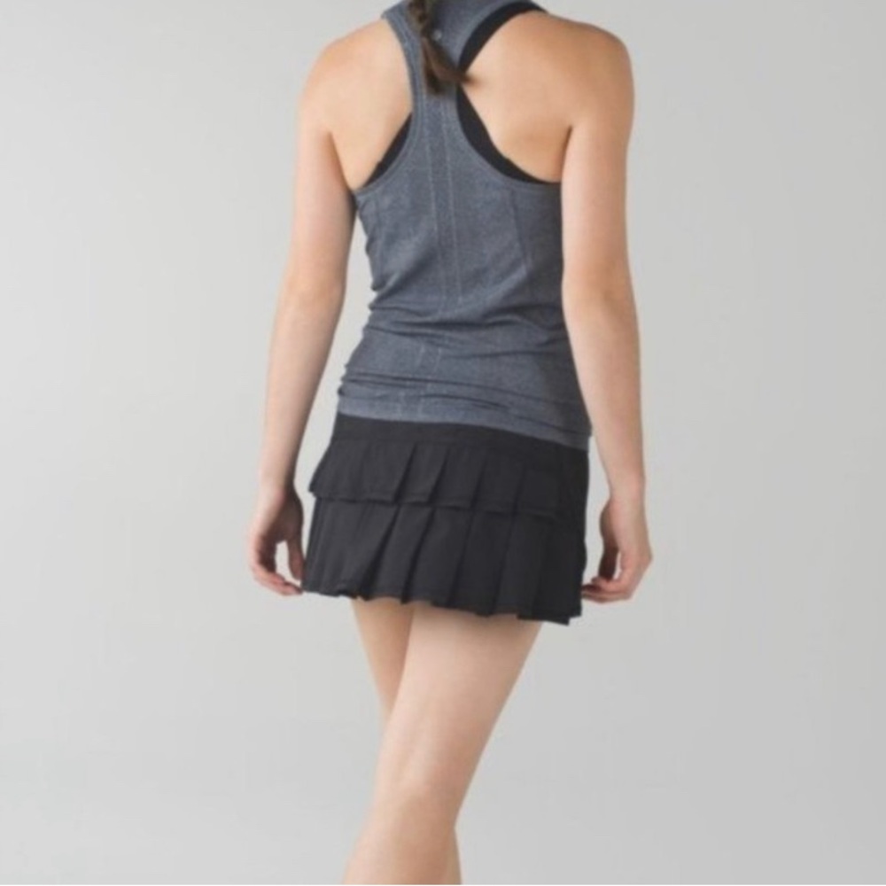 Lululemon Skirt Run: Pace Setter Skirt Black Size 6